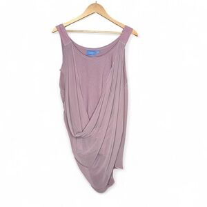 Simply Vera Vera Wang Asymmetrical Mauve Shirt